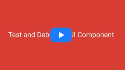 Test and Debug a GUI Component